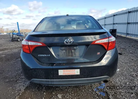 2014 Toyota Corolla L z USA, uszkodzony, nr VIN 2T1BURHE4EC018175